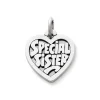 "Special Sister" Heart Charm -James Avery Sales Store CM 1738 260065