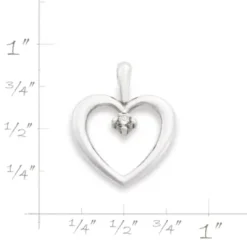Heart With Diamond Pendant -James Avery Sales Store CM 1895 748377 rul