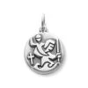 Round St. Christopher Medal Charm