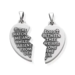 Watch Over Thee Prayer Pendant Set