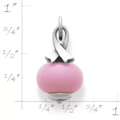 Awareness Ribbon Art Glass Charm -James Avery Sales Store CM 3096 394867 rul