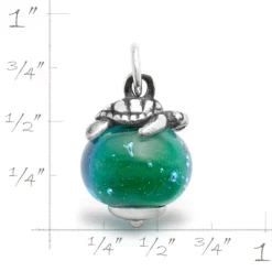 Sea Turtle Art Glass Charm -James Avery Sales Store CM 3285 137669 rul