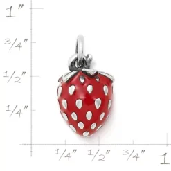 Enamel Wild Strawberry Charm -James Avery Sales Store CM 3340 685661 rul
