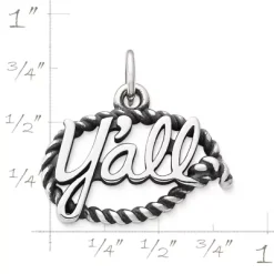 "Y'all" Charm -James Avery Sales Store CM 5525 471427 rul