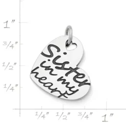 "Sister In My Heart" Charm -James Avery Sales Store CM 5570 489325 rul