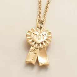 Blue Ribbon "Mom" Charm -James Avery Sales Store CM 5735 351283 altS