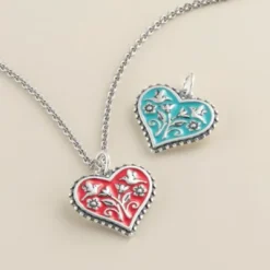 Enamel Hearts In Bloom Charm -James Avery Sales Store CM 5789 cw