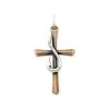 Fishers Of Men Sculpted Cross Pendant