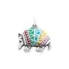 Enamel Festive Armadillo Charm