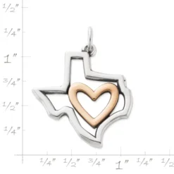 I Love Texas Pendant -James Avery Sales Store CM 5858 846378 rul