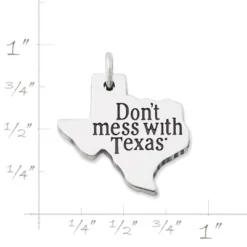 "Don't Mess With Texas®" Charm -James Avery Sales Store CM 5949 574450 rul