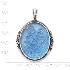 Sculpted Bluebonnet Layered Gemstone Pendant -James Avery Sales Store CM 5970 763615 rul