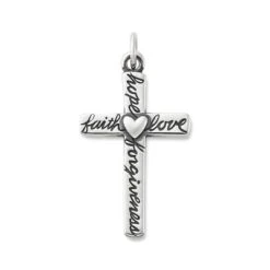 From The Heart Cross Pendant