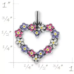 Enamel Floral Heart Wreath Pendant -James Avery Sales Store CM 5973 281467 rul