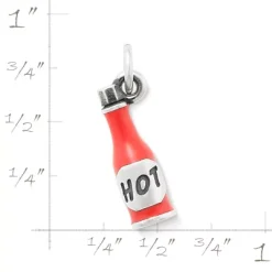 Enamel "Hot" Sauce Charm -James Avery Sales Store CM 6017 472203 rul