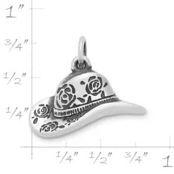 Floral Cowgirl Hat Charm -James Avery Sales Store CM 6043 526272 rul