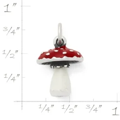 Enamel Mushroom Charm -James Avery Sales Store CM 6054 358038 rul
