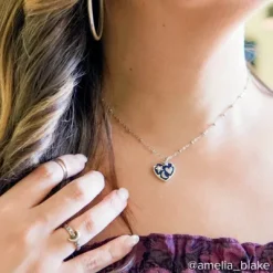 Enamel Written In The Stars Heart Charm -James Avery Sales Store CM 6078 459914 IGC