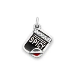 Enamel "Whataburger® Spicy" Ketchup Charm