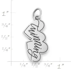 "Twinning" Charm -James Avery Sales Store CM 6105 179827 rul