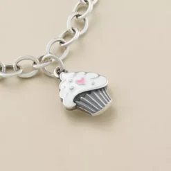 Enamel Sweetheart Cupcake Charm -James Avery Sales Store CM 6108 676808 altS