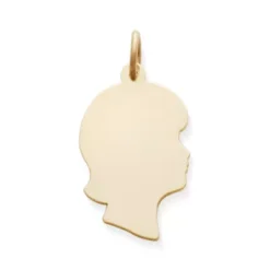 Girl Silhouette Charm