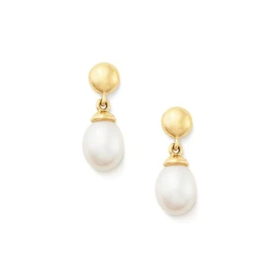 Cultured Pearl Teardrop Earrings 8 Cultured Pearl Teardrop Earrings -James Avery Sales Store EP 1506 882547