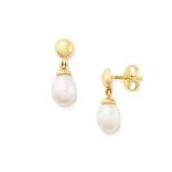 Cultured Pearl Teardrop Earrings -James Avery Sales Store EP 1506 882547 alt01