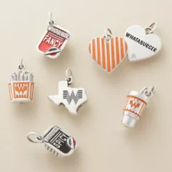 Enamel "Whataburger® Fancy" Ketchup Charm -James Avery Sales Store Whataburger col 1